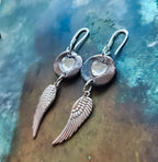 Boucles d'oreilles ailes d'anges