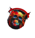 Pendentif Sugar Skull coloré, Dia de los Muertos, découpe laser