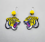 Boucles d'oreilles Tigre, esprit rebel et audacieux