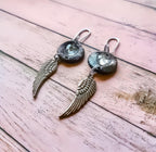 Boucles d'oreilles ailes d'anges