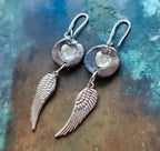Boucles d'oreilles ailes d'anges