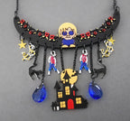 Collier Zombies, Famille Addams, Manoir Hanté, style Gothique