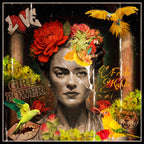 Pendentif Inspiré de Frida Kahlo - Esprit Graffiti Artistique