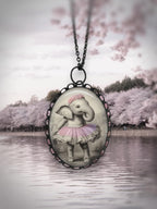 Pendentif Éléphant Ballerine - Bijou Fantaisie, Cadeau Original, Danse et Animaux