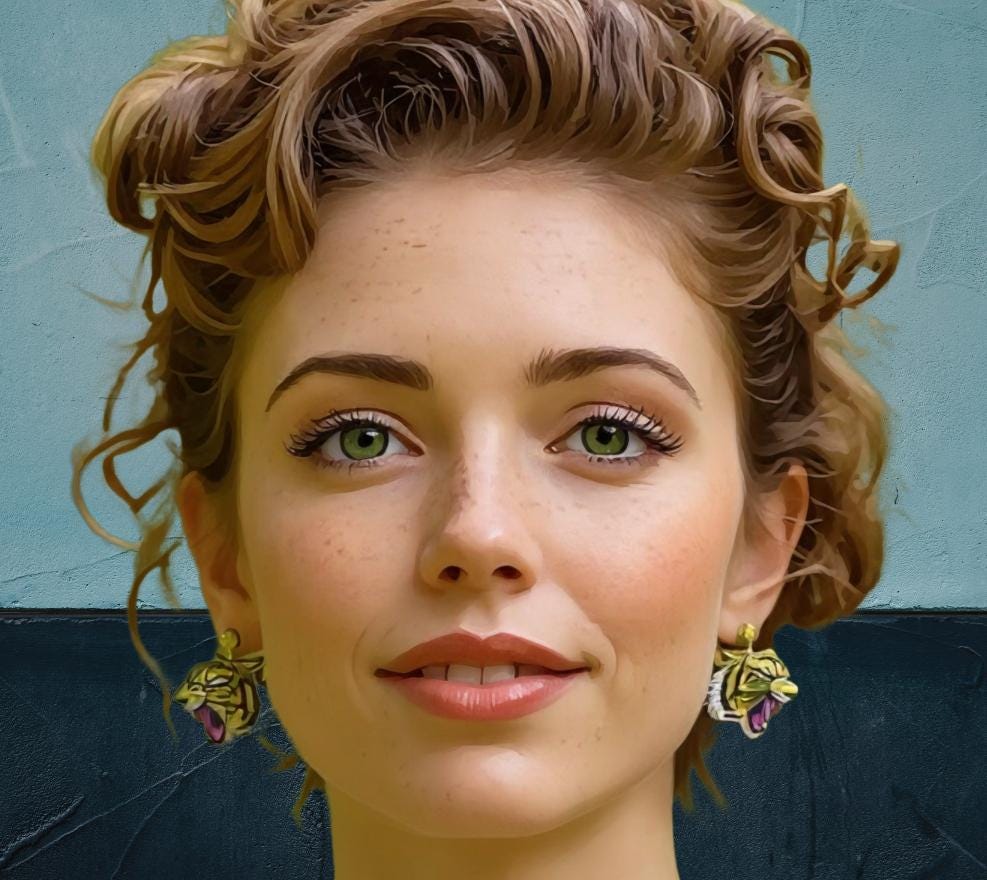 Boucles d'oreilles Tigre, esprit rebel et audacieux